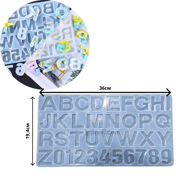 Silikon forma harf(молд форма буквы)(20)